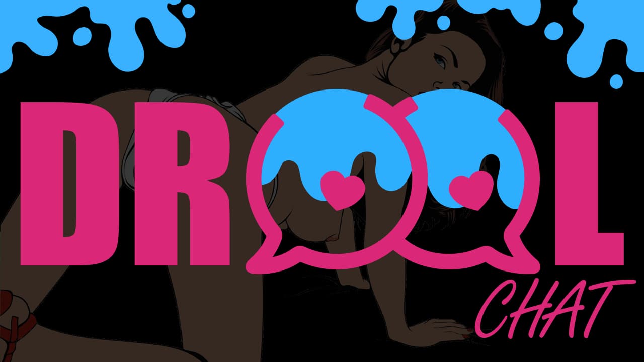 DroolChat logo displayed for desktop login